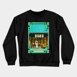 Neko Mosaic - Sake A Go Go Crewneck Sweatshirt